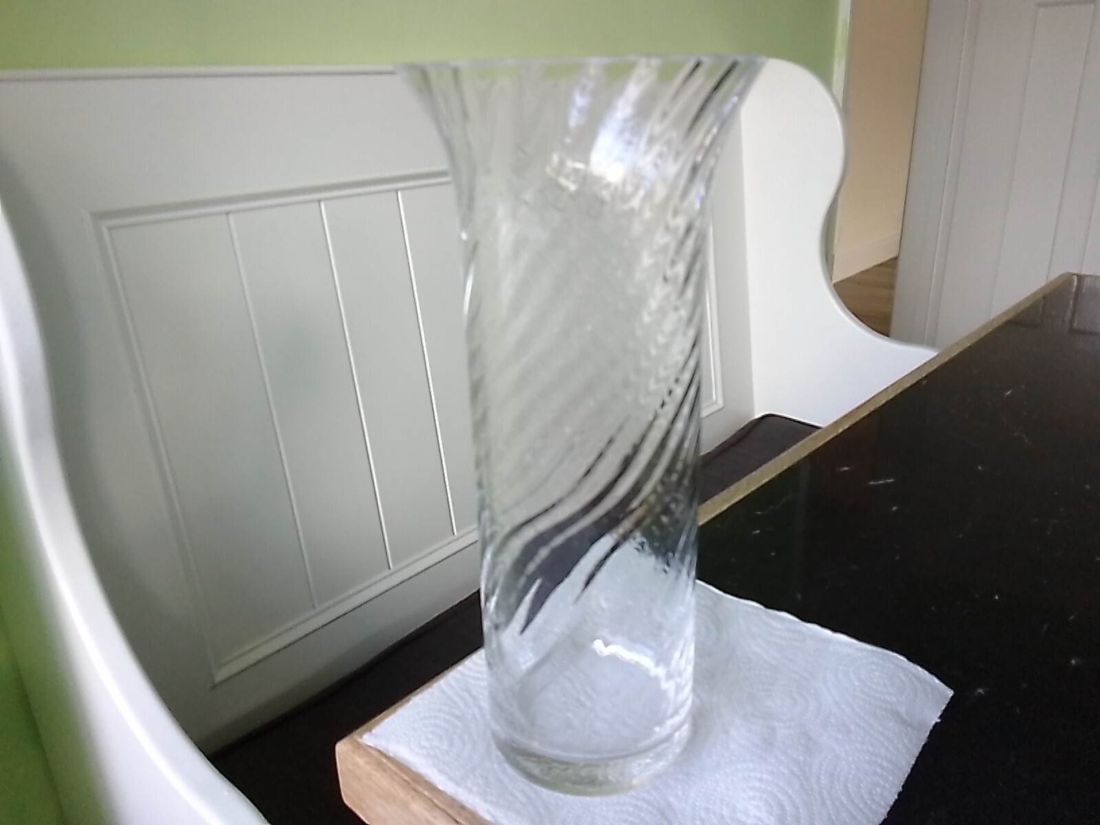 11 inch Dartington 24 Lead Crystal Vase. eBay