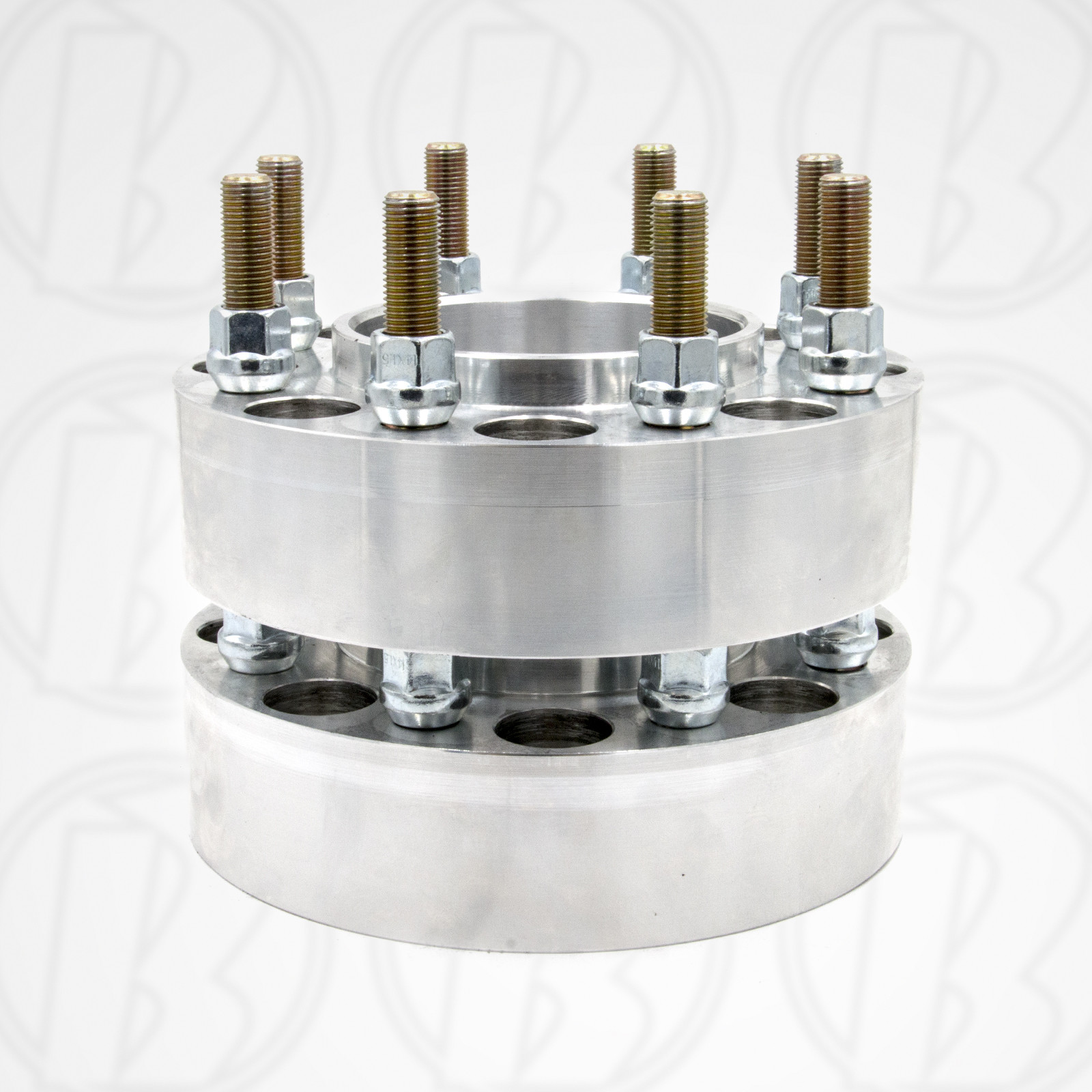 x2 8x180 to 8x6.5 Hub Centric Wheel Adapters / 2" Spacers CHEVY GMC