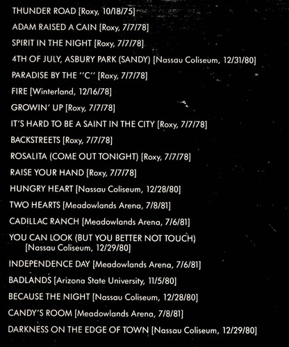 Bruce Springsteen & E Street Band Live 1975-85 Box Set 3-Cassette Tapes & Book - Picture 15 of 16