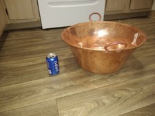Mexican Pure Copper Pot for Carnitas/candy/jam. 18 in wide. Very thick and heavy