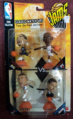 90‘s NBA JAMS フィギュア ロッドマン アイバーソン ロビンソンなど Brand New Mattel NBA Jams Classic Match Ups Michael Jordan Allen