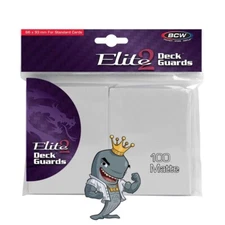 BCW Gaming Elite2 Deck Guard - Matte - White Pokemon MTG FREE SHIP