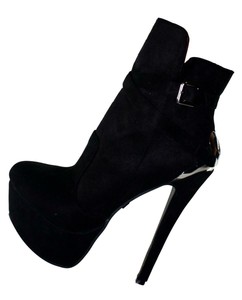 high heels plateau stiefeletten
