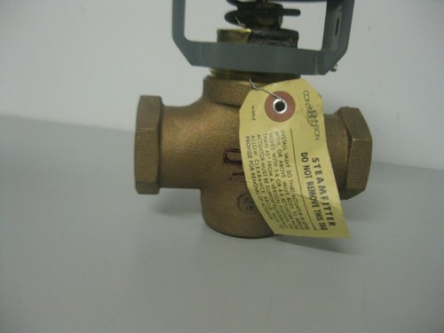 Johnson Controls V-3974 V-3000-1 Steam or Water Actuator Brass Ends - Picture 6 of 10