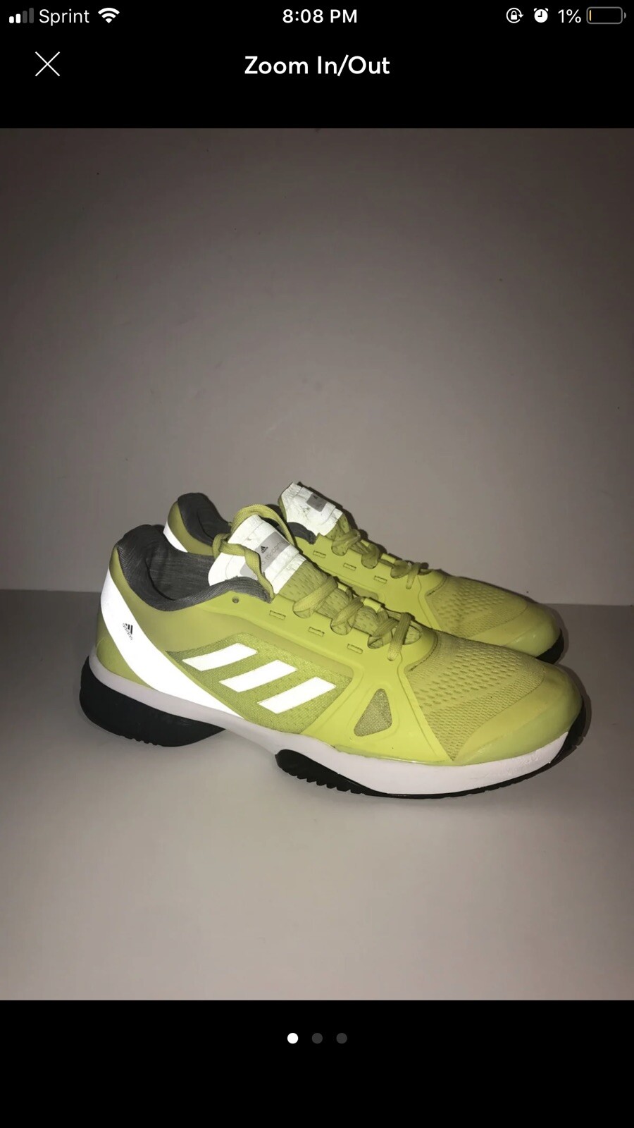 Adidas Barricade Boost Stella Mccartney Women S Size Gem