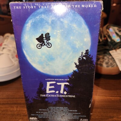 NEW E.T. VHS  1982 Factory Sealed NEW Rare Green Flap 