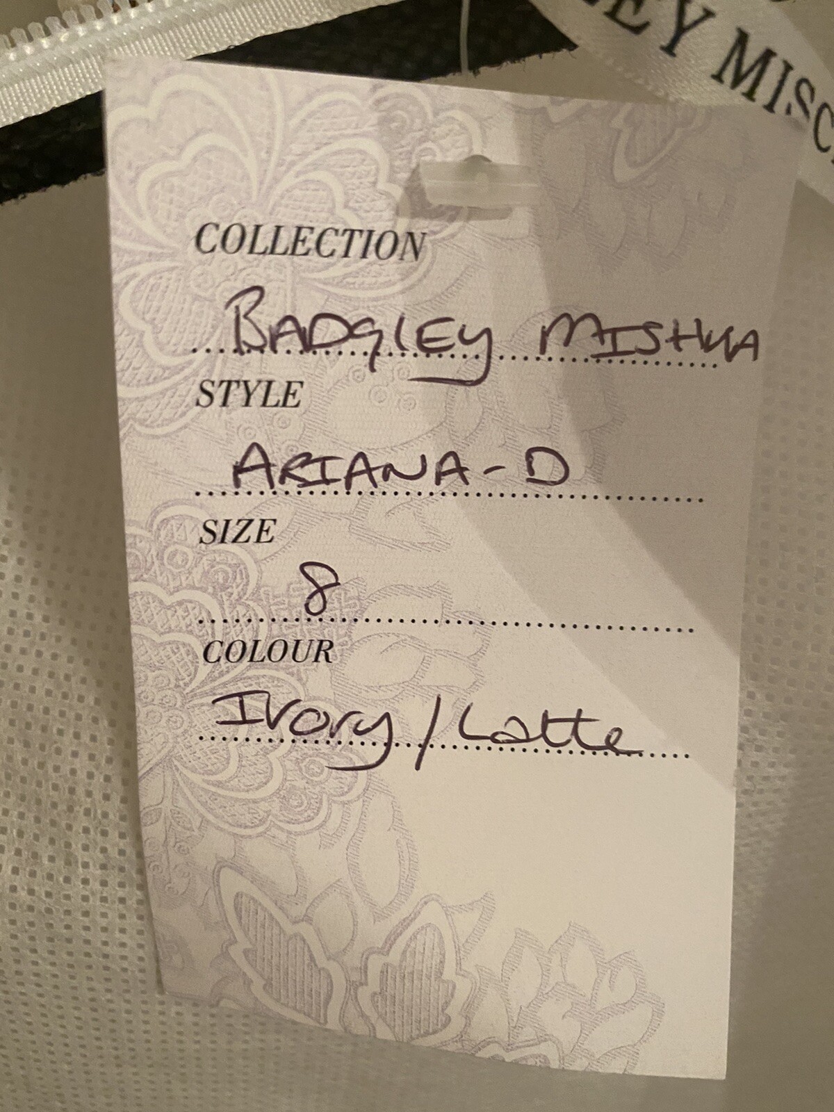 BRAND NEW Badgley Mishka Wedding Dress Size 8 image 5