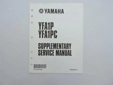 Yamaha YFA1P YFA1PC Supplementary Service Manual L13547