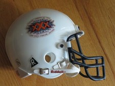 Authentic SUPER BOWL XXX DALLAS COWBOYS vs STEELERS Mini Helmet LARRY BROWN MVP