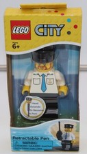 LEGO Retractable Pen with Large Minifigure Lego CITY - NEW - 2