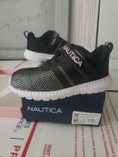 Nautica Towhee Sneakers Slip-On Athletic Shoes Black TODDLER size 8 00s