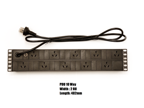 Industrial Level 7 To 20 Way Power Rail PDU Rack Mount Heavy Duty 3year Warranty - Picture 13 of 15