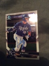 M J MELENDEZ  autographed 2018 BOWMAN CHROME  Kansas City Royals auto