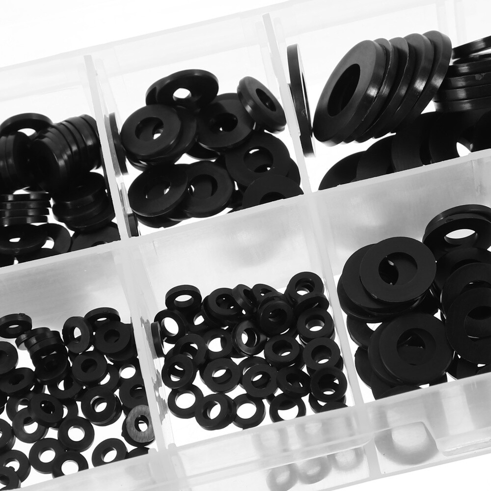 250 Pcs Nylon Round Washer Large Flat Washers Car Repair Flat Washer eBay