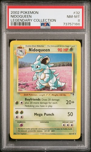 Nidoqueen graded PSA 8 for sale on eBay