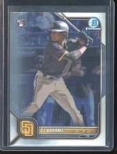 2022 Bowman Chrome CJ Abrams Rc #12