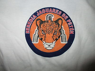 HEREDIA JAGUARES DE PETEN RINGER T SHIRT Guatemala Soccer vintage Football boutiques Club MED