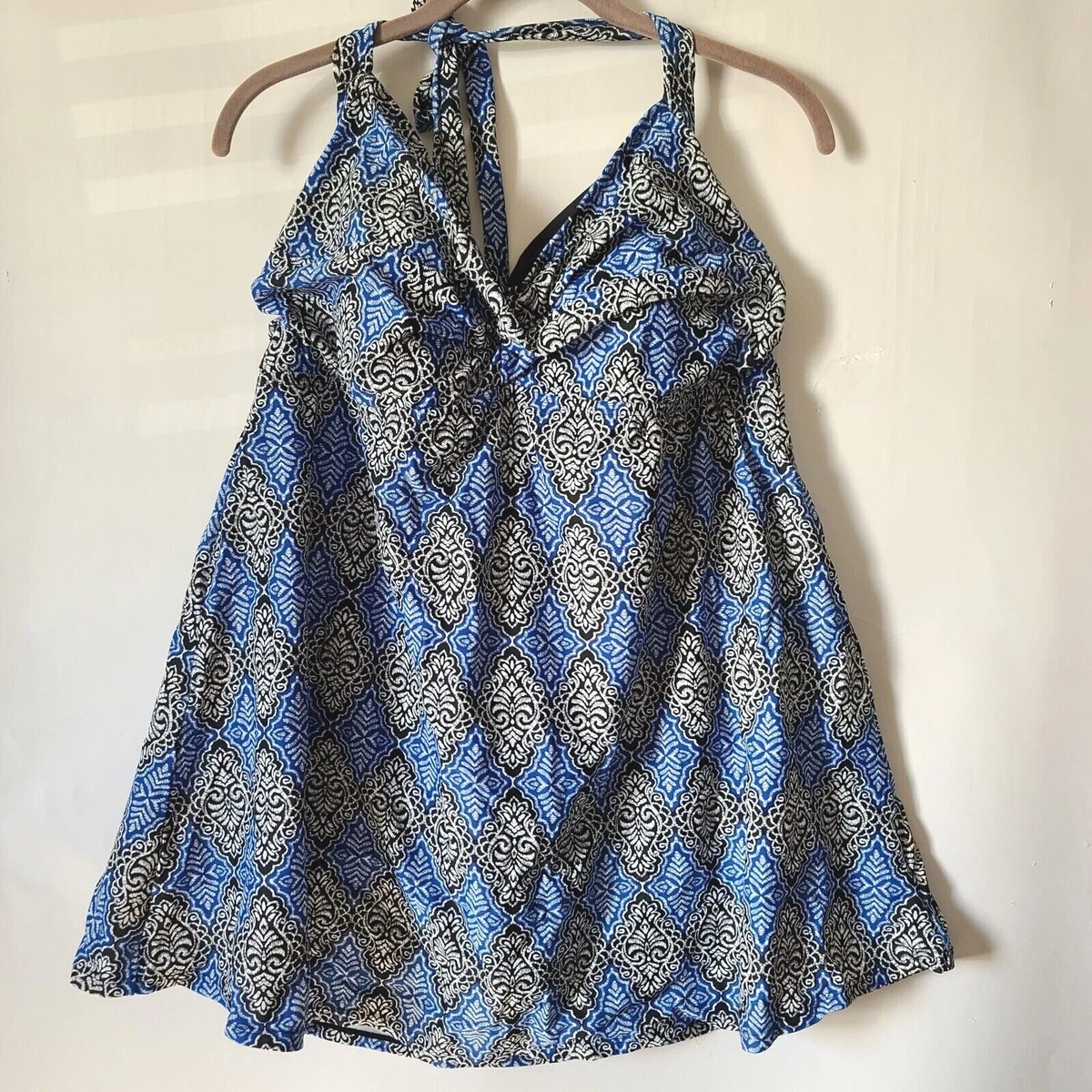 Tropical escape swim dress hotsell