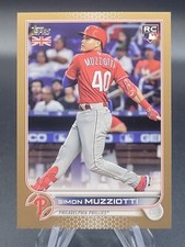 SIMON MUZZIOTTI 2022 Topps UK Edition GOLD PARALLEL 25/25 Rookie RC #108