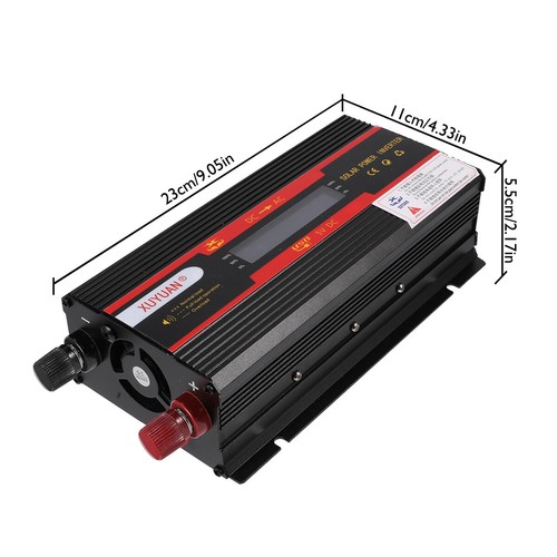 Inversor de energía para automóvil de 7000 W CC 12 V a CA 110 V 220 V onda sinusoidal convertidor solar LCD - Imagen 90 de 191