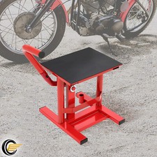 Dirt Bike Jack Lift Stand Motorcycle 330 Lbs Adjustable Height Hoist Table Dirt Bike Jack Lift Stand Motorcycle 330 Lbs Adjustable Height Hoist Table