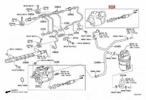 Genuine Hilux Surf KDN215 Prado KDJ121 KDJ120 1KD Suction Control Valve Kit - Picture 13 of 20