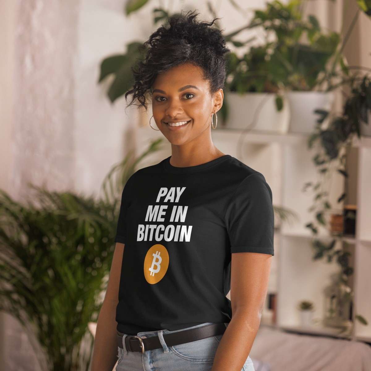 Pay Me In Bitcoin Crypto BTC Unisex Tee Shirt | eBay