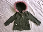 DKNY lightweight jacket * Full Zip * Faux Fur trimmed Hood * 18 mo * Excellent ! — photo 1
