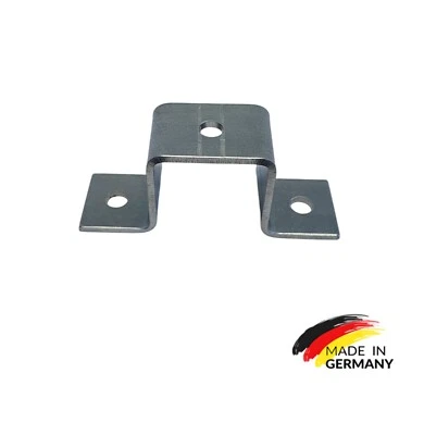 MBM-METALL Quadratrohrschelle Verzinkt 15x15 bis 70x70 mm Schelle Quadratrohr Befestigung