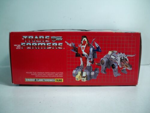 K24i55092 SLAG CIB 100% COMPLETE IN BOX DINOBOT 1985 G1 TRANSFORMERS ORIGINAL - Picture 3 of 17