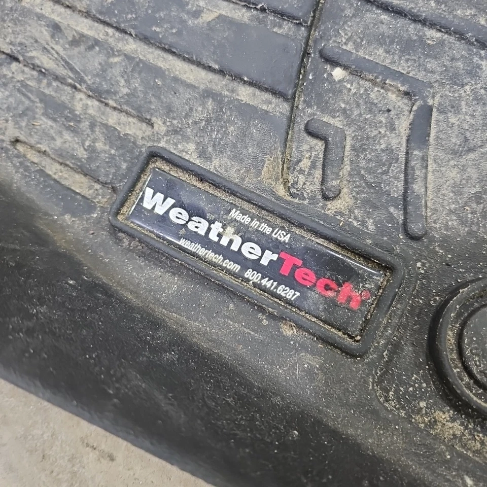 2014 2015 2016 Chevrolet Malibu Floor Matts WeatherTech 3pcs Set Black Rubber - Image 4 of 4