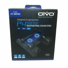 Otvo P4 Series Multifunctional Cooling Stand for (ps4, ps4 slim, & ps4 pro)