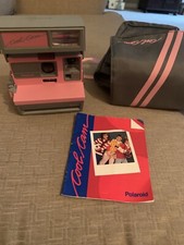 Vintage Polaroid Cool Cam 600 Instant Film Photo Camera Pink And Grey