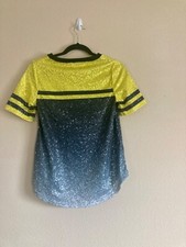 Intermediate Child Sequin Yellow and Gray Jersey Balera Dance Costume