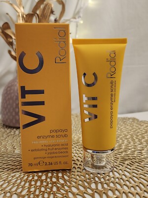 Rodial Vitamin C Papaya Enzyme Scrub Full Size 70ml 2.36 fl Oz