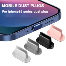 Anti-Dust Plug Cover Charger Port Cap Accessories for Iphone15 Pro Plus Pro max