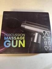 Percussion Massage Gun With Case And 8 Attachments | 4 Speed Settings