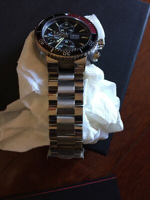 Oris 7599 Men Watch Titan Diver Chronograph Automatic 47mm