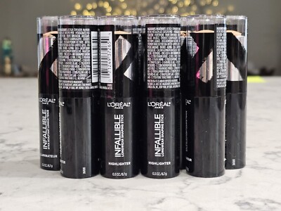 5 Pack - Loreal Infallible Longwear Highlighter Shaping Stick 42 Gold Is Cold