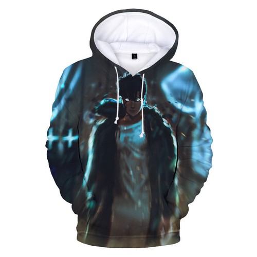 Solo Leveling 3D Pullover Hoodies Cosplay Adult Sweatshirt Jacket Coat Costumes - Picture 36 of 50