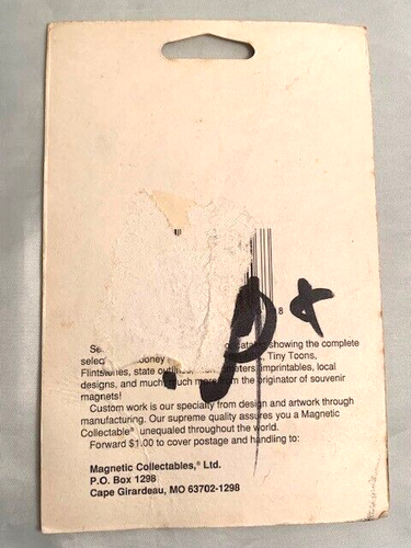 Vintage Easter Rubber Refrigerator Magnets Chick Bunny Duck Sealed Package E1 - Picture 2 of 5