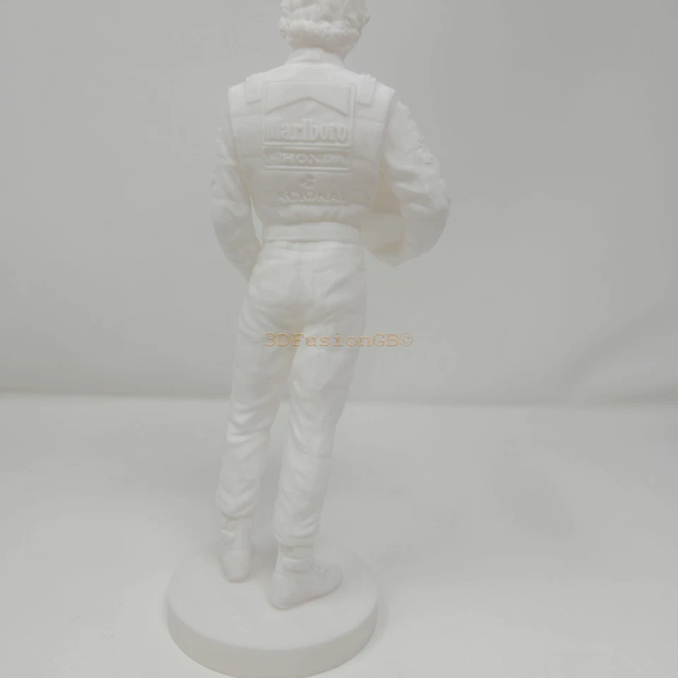 Ayrton Senna 3D Printed Helmet-Figure Statue F1 Formula Racing One McLaren - Изображение 3 из 4