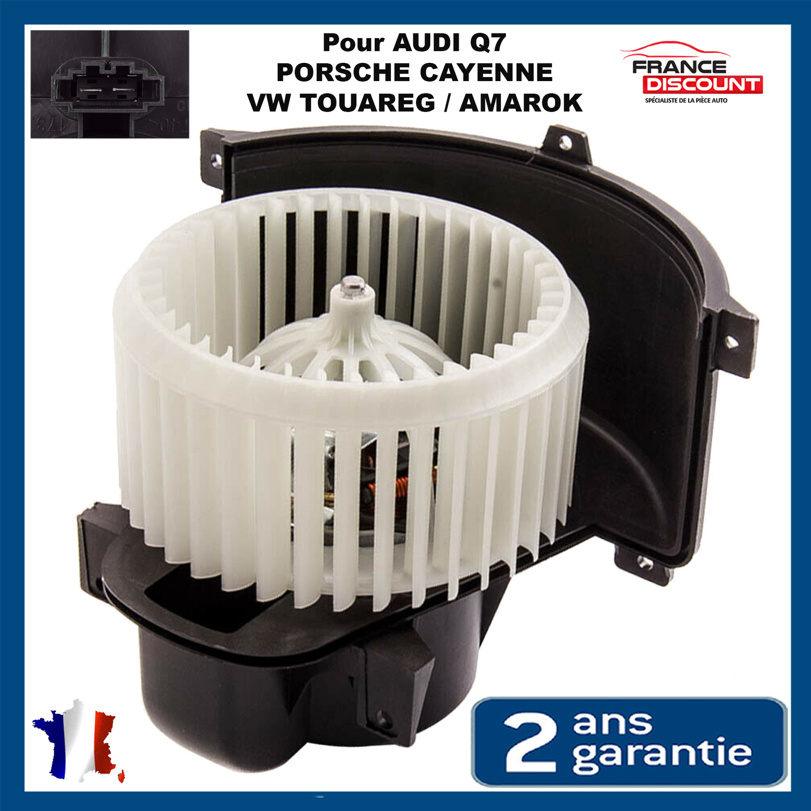 Pulseur d'air 7L0820021 résout les pannes de ventilation sur Audi Q7 et Cayenne