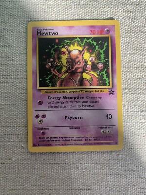ポケモンカード Mewtwo 60HP Mewtwo Pokemon card Lv60 HP70 No.150 Rare Card Nintendo Free