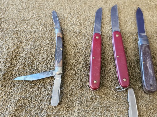 Lot of 9 Pocket Knife Proto Old Timer Swiss Army Kutmaster Camilus Swiss Folding - Picture 9 of 21