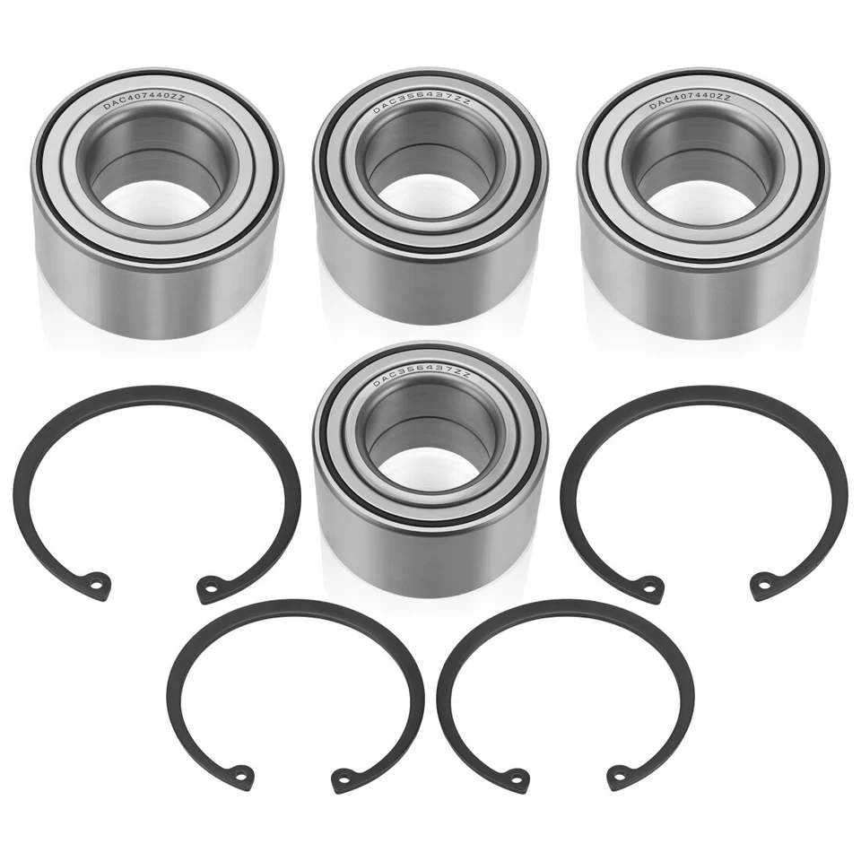 Front Rear Wheel Bearings Kit for Polaris Sportsman 400 450 500 570 600 700 800  - Image 2 of 4