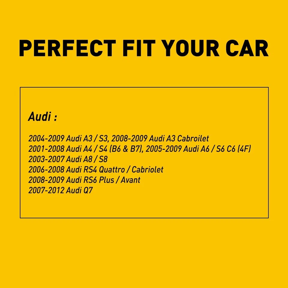 Auxito 2x Placa de luz LED para 2002-2013 A3 Audi A4 S4 RS4 A5 A6 A8 Q7 Foto 2 de 4