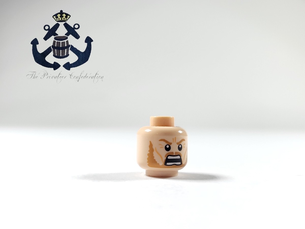 LEGO 2012 Lord of the Rings Minifigure Head Beard Eomer