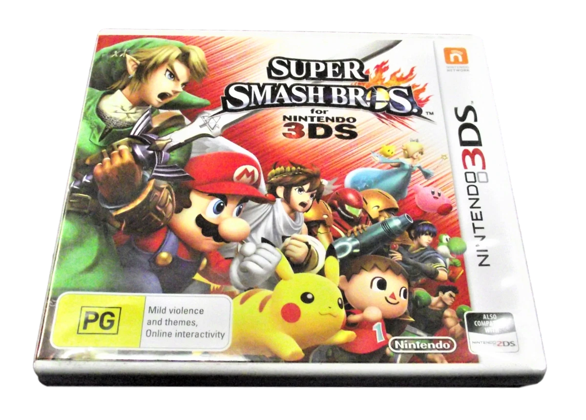 Super Smash Bros Nintendo 3DS 2DS Game Complete