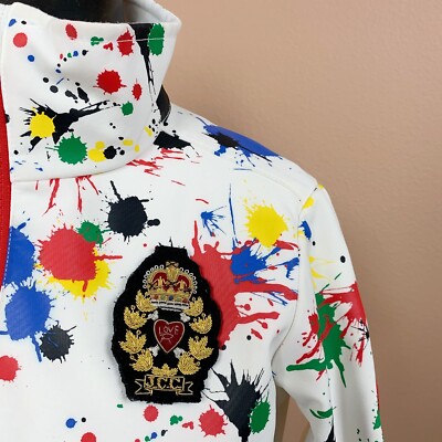 Jc De Castelbajac (Rossignol) Women's White Ski Jacket Graphic